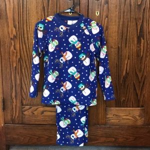 Children’s Place Snowman Pajamas, Size 10-12